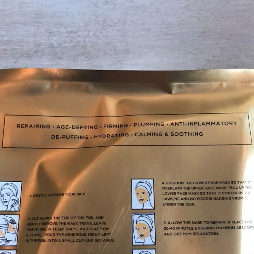 KNESKO Skin Nanogold Repair sheet face mask Firm & Lift brand new